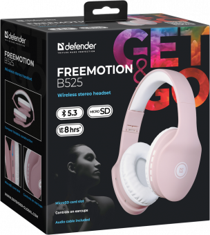 Defender Free Motion B525 pink/white фото в  интернет магазине liniyatoka.ru